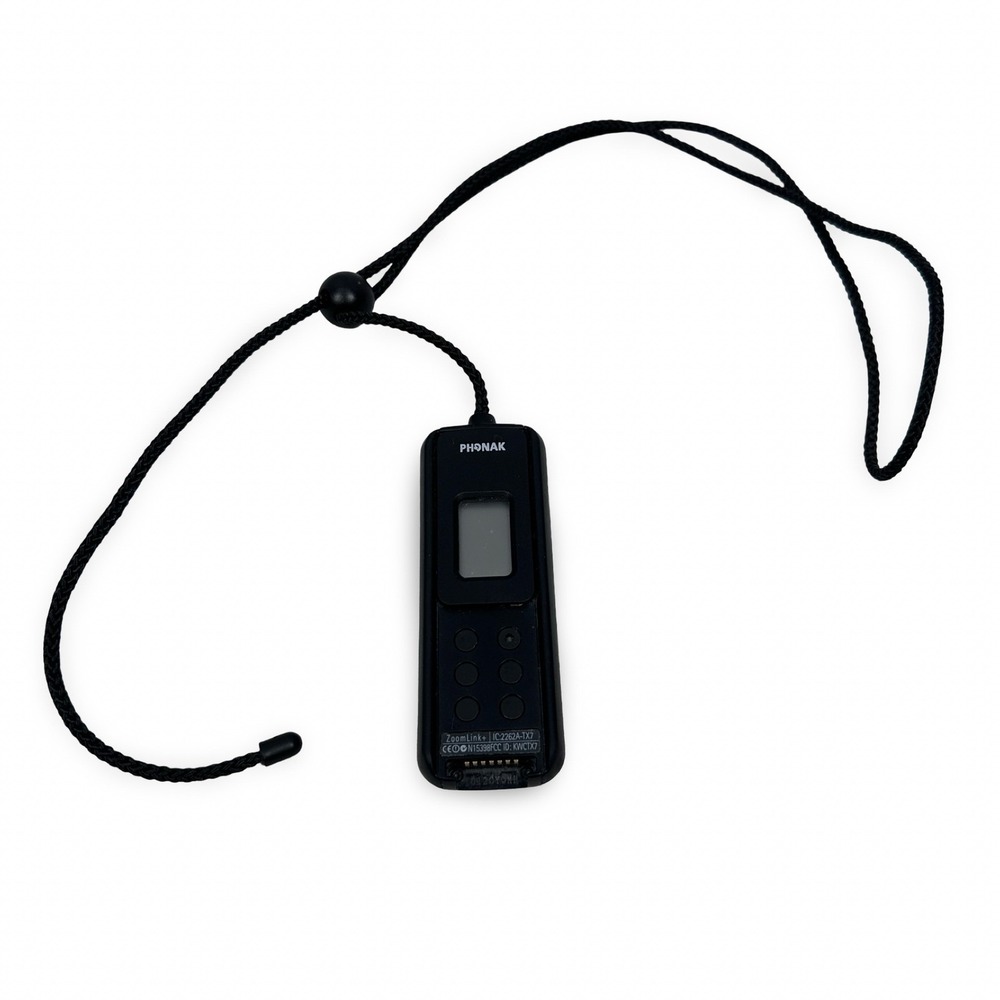 Phonak ZoomLink+ Wireless FM Transmitter ONLY Hearing Aid Accessory IC:2262A-TX7